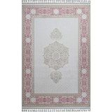 Gabardin Halı Miranda Serisi 4018 Akrilik Halı Salon Oturma Odası Halısı Krem