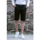 Gabardin Kumaş Pamuklu Regular Fit Chino Yan Cep Erkek Şort