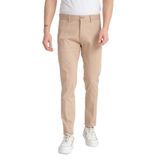Gabardin Pamuklu Erkek Slim Fit Kalıp Yetişkin Chino Pantolon Bej 38