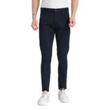 Gabardin Pamuklu Erkek Slim Fit Kalıp Yetişkin Chino Pantolon Lacivert 32