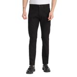 Gabardin Pamuklu Erkek Slim Fit Kalıp Yetişkin Chino Pantolon Siyah 38