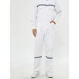 Gabardine 16/12 Gabardin Yazlık Pamuklu Iş Tulumu - Beyaz