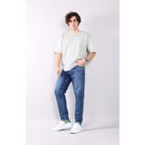 Gabbia Denim 314 Boyfriend Mavi Yıkamalı Rahat Denim Erkek Jeans - 36