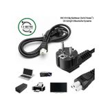 Gabble 1.5 Metre C5 Yonca Güç Kablosu 10a 250v 3x0.75mm² Laptop Notebook Adaptör Tv Monitör Yazıcı Uyumlu