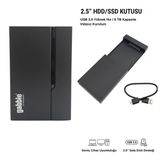 Gabble 2.5 İnç Vidasız Hdd Ssd Kutusu Usb 3.0 6 Tb Destekli Harici Disk Çevirici