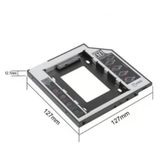 Gabble Dvd Yuvasına Takılan Ssd Hdd Kutusu 12.7 Mm Hdd Caddy Kızak
