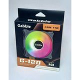 Gabble Gab-Rgkf120 12V 12Cmx12cm Rgb Kasa Fan