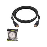 Gabble HDMI Kablosu 5mt Gold 3D 4K Örgülü Filtreli Gabble Gab-05