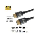 Gabble Premium Hdmı 2.0 Kablo 3 Metre 4k 60hz Hdr Yüksek Hız Hdtv Ps5/ps4/xbox/pc Uyumlu