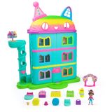 Gabby's Dollhouse, 15 parça Purrfect Party oyuncak bebek evi oyun seti, gökkuşağı görünümlü, 60 cm'den büyük, Gabby figürlü, mobilya ve ses efektli, 3 yaş ve üzeri
