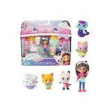 Gabby's Dollhouse Feyza Oyuncak Gabby’s Dollhouse Kedi Macerası Ekibi Figür Seti | 6 Parça Koleksiyon Figürleri | 3+ Yaş | Sürpriz Kutulu