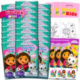 Gabby's Dollhouse Mini Parti Hediye Seti Çocuklar için - 24 Mini Gabby'nin Dollhouse Grab n Go Play Paketleri Boyama Sayfaları, Çıkartmalar ve Daha Fazlası (Gabby'nin Dollhouse Doğum Günü Partisi