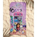 Gabby's Dollhouse Temalı Plaj Havlusu Çok Renkli