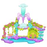 Gabby's Dollhouse: The Movie, bahçe seti, Pandy Paws ve Kitty GNOME figürleri ve 9 oyuncak bebek evi aksesuarı, 3 yaşından büyük erkek ve kız çocukları için oyuncak