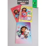 Gabby's Dollhouse x Dekomus Lisanslı Gabby’s Dollhouse Çizgili Stickerli Defter 40 Yaprak Tek Adet "dekomus Cep Defteri Hediyeli" - -- - 1
