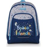 Gabol Anaokulu Sırt Çantası Space Orijinal Erkek Çocuk Çift Bölmeli Dayanıklı, Su Geçirmez Mini Çanta 9 Litre Gri Mavi