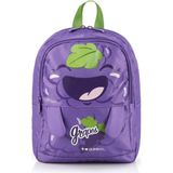 Gabol Anaokulu Sırt Çantası Tutti Frutti Orijinal Unisex Çocuk Çift Bölmeli Dayanıklı Mini Çanta 8 Litre Mor Üzüm Temalı