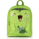 Gabol Anaokulu Sırt Çantası Tutti Frutti Orijinal Unisex Çocuk Çift Bölmeli Dayanıklı Mini Çanta 8 Litre Yeşil Elma Temalı