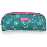 Gabol Kalem Çantası Fiori Çift Gözlü Fiori Bisiklet Temalı Okul Kalemlik - Renkli - 22x8x6