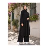 GABRA Pantolon tunik siyah tesettür ikili takım