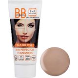 Gabrini BB Krem Fondöten Hafif Doğal Mat Görünüm SPF15 Vitamin E Mineral Pigment Orta Kapatıcılık - Light