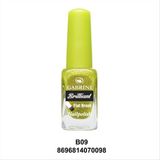 Gabrini Brilliant Flat Brush Oje (Simli Oje) - Fıstık Yeşili