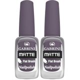 Gabrini Matte Nail Polish M19 Mat 2'li Oje