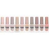 Gabrini Nude Matte Oje - Açık Kahverengi 08