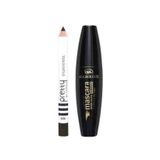 Gabrini Silicone Brush Mascara Volume Hacim Veren Siyah Maskara