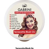 Gabrini Terracotta Blush-On 34 Işıltılı Pembe Renkli Allık Yüzde Doğal Görünüm Sağlar