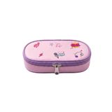 Gadget Gear K-Pop Temalı Pembe Kız Çocuk Kalem Kutusu - Fermuarlı Oval Kalemlik