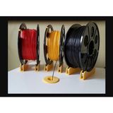 Gadget Gurme Filament Makara Tutucu Yardımcı Roller Stand Çiftli - Siyah