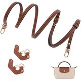 GADITIEK Longchamp kadın omuz askısı, ayarlanabilir omuz askısı, çanta için deri kayış, Longchamp Mini Bag Straps, çanta kayışı uzatma (omuz askısı genişliği 0,9 cm)