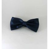 Gaffy Açık Lacivert Düz Renk Saten Papyon - SP-07 SP-07-GF