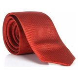 Gaffy DDK-20 Kırmızı Slim Fit Düz Renk Dokuma Kravat