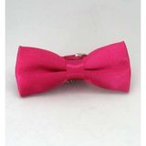 Gaffy Fuşya Çocuk Boy Düz Renk Saten Papyon - CP-12 CP-12-GF