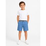 Gagarikids Erkek Çocuk Keten Şort - Mavi - 9 - 10 Yaş