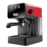 Gaggia Espresso Tarzı Manuel Kahve Makinesi ve Süt Köpürtücülü Cappuccino Makinesi, Lav Kırmızısı