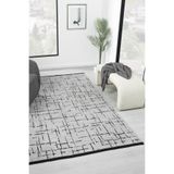Gaia Gri Halı Yıkanabilir Kaymaz Taban Şönil Kilim Dokuma Pamuk Taban Kilim 10120 Gri 200 x 290