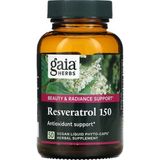 Gaia Herbs Resveratrol 150, 50 Vegan Liquid Phyto-Caps