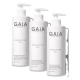 Gaia London Kuru ve Yağlı Ciltler için Yüz Temizleme Jeli Innovation Gel 250 ml (3 paketi)