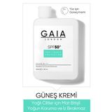 Gaia London Yağlı Ciltler Için Mat Bitişli 50spf Uva/uvb 120ml Dry Touch Güneş Kremi