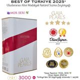 Gaia Pearls Mor Seri 3 lt Milas Memecik Olgun Hasat Soğuk Sıkım Zeytinyağı Yoğun Meyvemsi %0.3 Asit