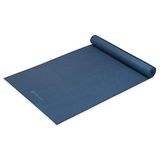 Gaiam Yoga Matı Birinci Sınıf Düz Renk Kaymaz Egzersiz ve Fitness Matı Her Türlü Yoga, Pilates ve Zemin Egzersizleri için, İndigo Mürekkep, 5 mm