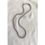 gaila design Zirkon Su Yolu Silver Kaplama 3 mm Kolye
