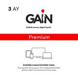 Gain Premium 3 Aylık Abonelik