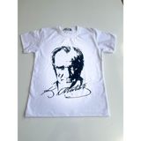 Gala Atatürk Baskılı Çocuk Tişört - Beyaz - 11 Yaş