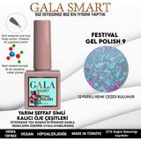 Gala Festival Kalıcı Oje 10 ml F9 - Mavi
