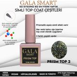 Gala Professional Gala Smart Prism Top No:2 10 Ml Simli Oje Üstü Renkli Uygulama İçin Prizmatik Etki