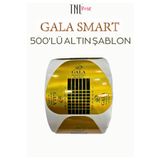 gala smart 500'lü Altın Protez Tırnak Şablonu Kalıcı Oje Protez Tırnak